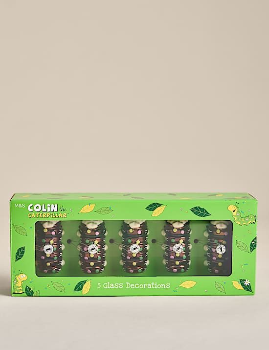 5 Pack Colin the Caterpillar&trade; Decorations