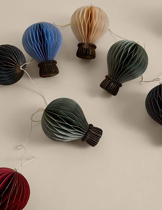Paper Hot Air Balloon Garland