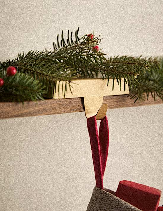 Brass Stocking Hanger