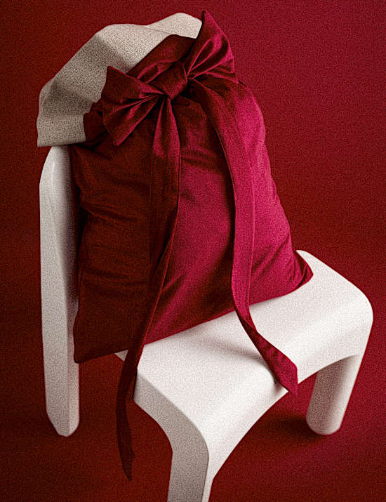 Velvet Bow Sack