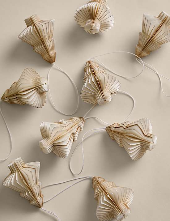 9 Pack Paper Tree Baubles