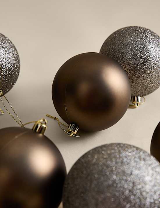 10 Pack Oversized Shatterproof Baubles
