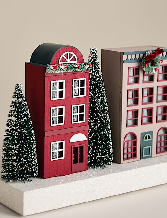 Light Up House Scenescape Room Decoration
