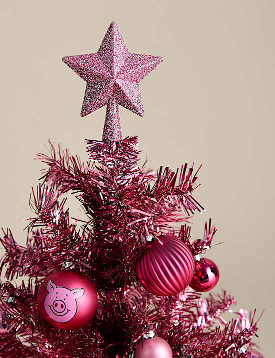 Percy Pig&trade; 1.5ft Tinsel Christmas Tree