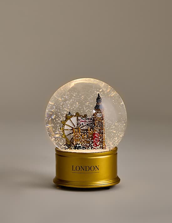 Boule &agrave; neige lumineuse Londres