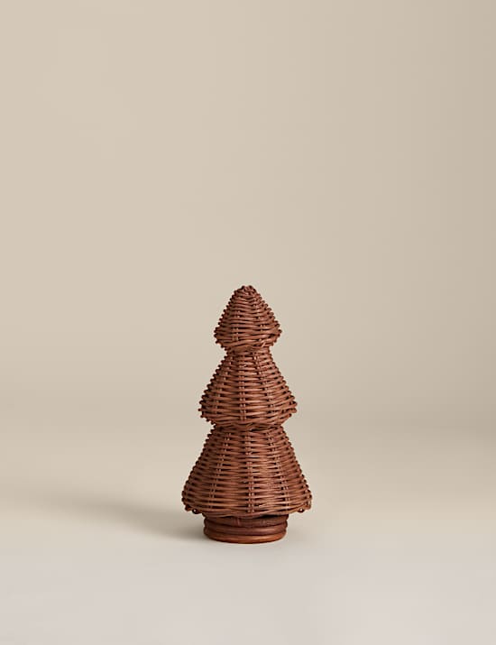 Small Rattan Christmas Tree