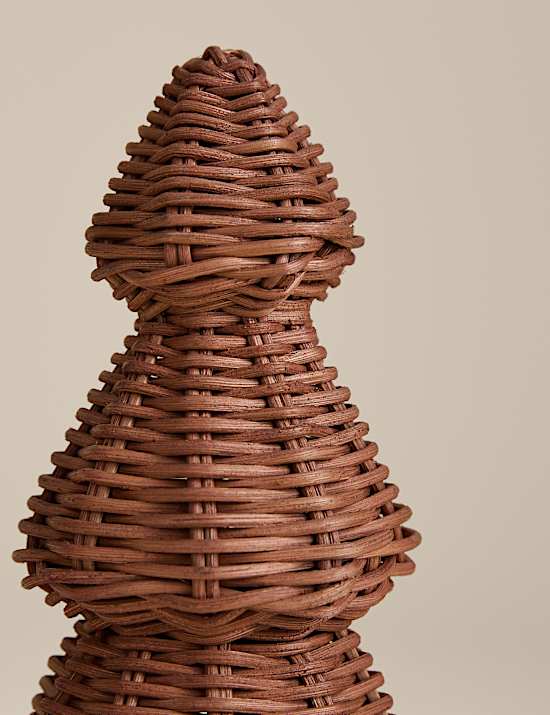 Small Rattan Christmas Tree