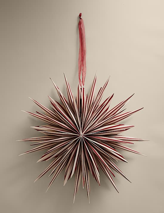 Paper Striped Star Room Decoration
