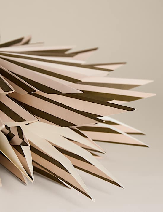 Paper Striped Star Room Decoration