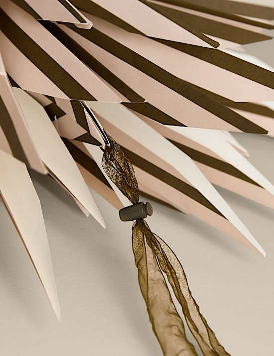 Paper Striped Star Room Decoration