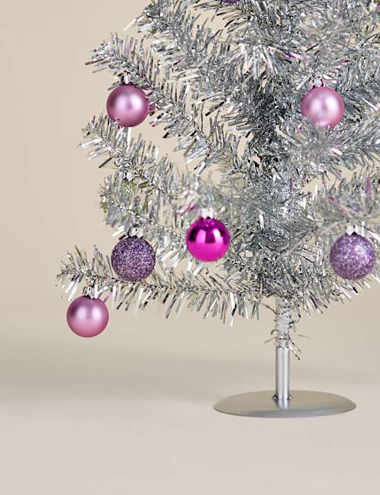 Mini Dressed Tinsel Tree