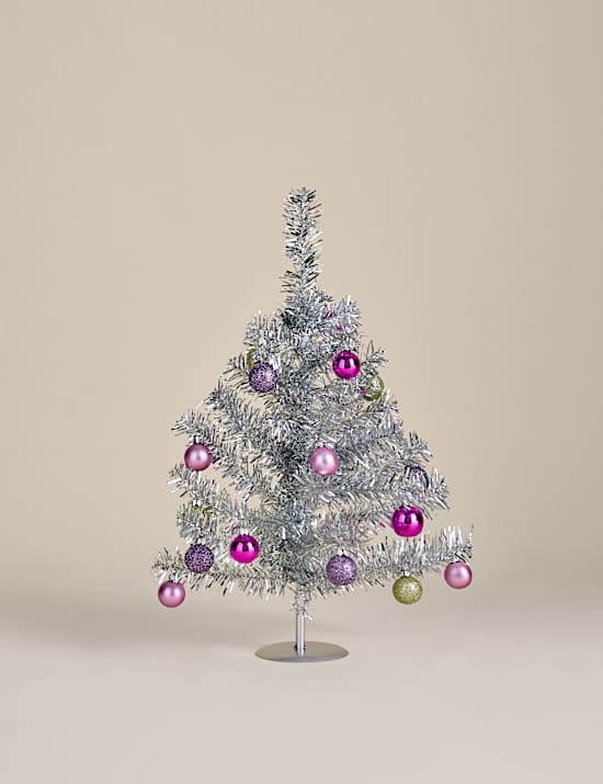 Mini Dressed Tinsel Tree