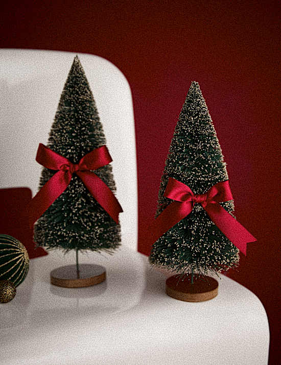 2 Pack Bow Trees Room Decoration