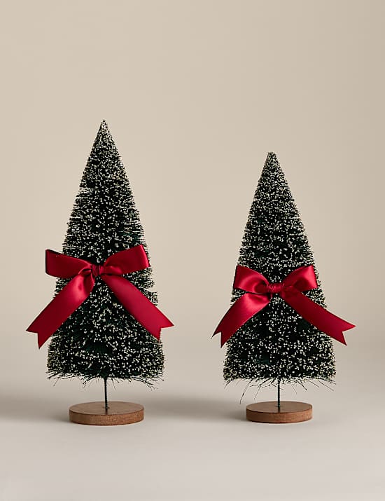 2 Pack Bow Trees Room Decoration