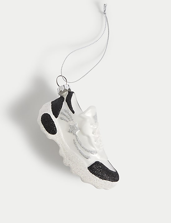 Κρεμαστό διακοσμητικό αθλητικό παπούτσι από γυαλί