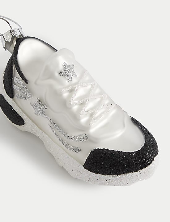 Κρεμαστό διακοσμητικό αθλητικό παπούτσι από γυαλί