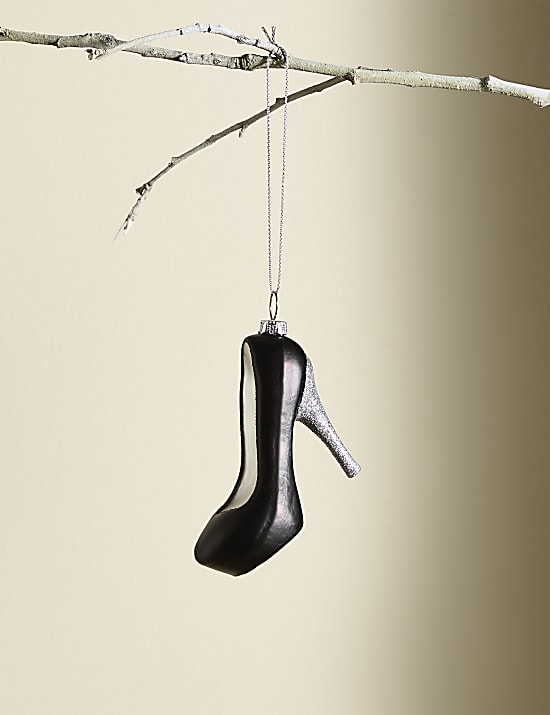 Glass Stiletto Hanging Decoration