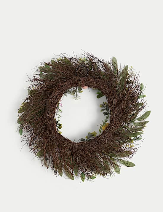 Floral Egg Wreath