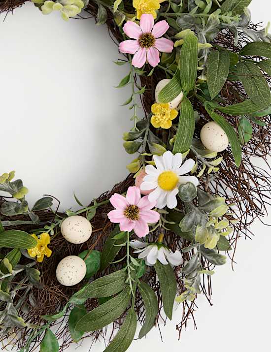 Floral Egg Wreath