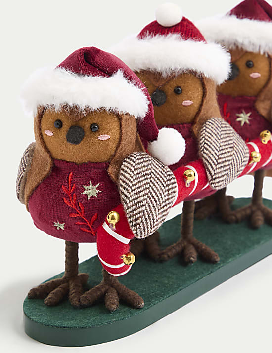 Robin & Candy Cane Room Decoration