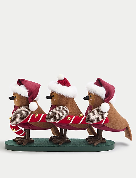 Robin & Candy Cane Room Decoration