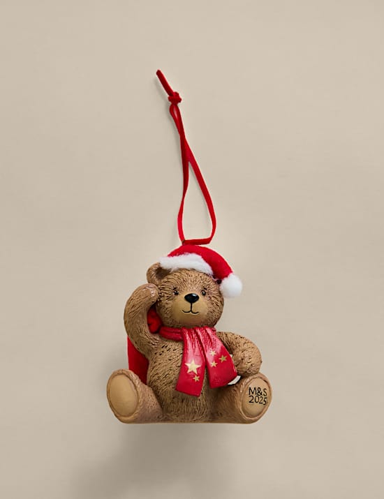 Resin Hanging Spencer Bear™ Decoration