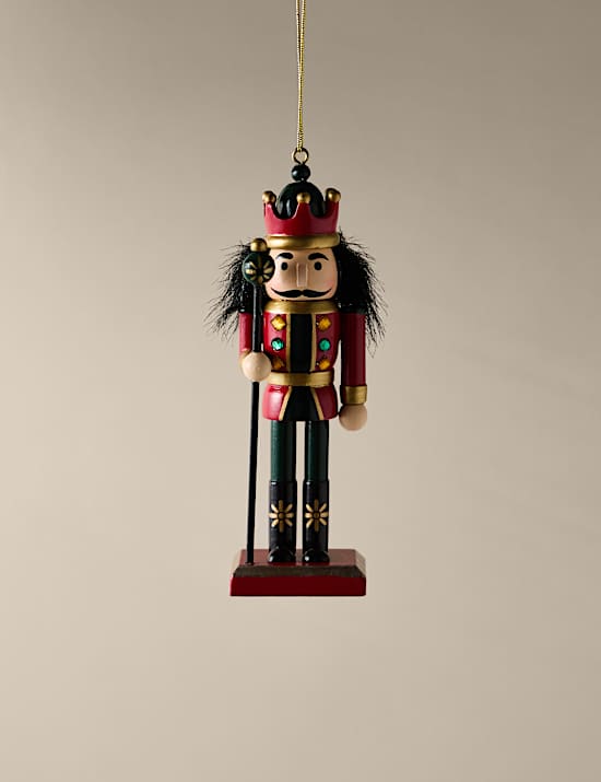 Embellished Hanging Nutcracker Decoration