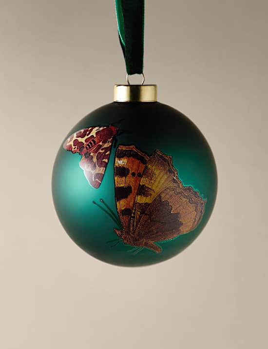 Glass Moth Bauble