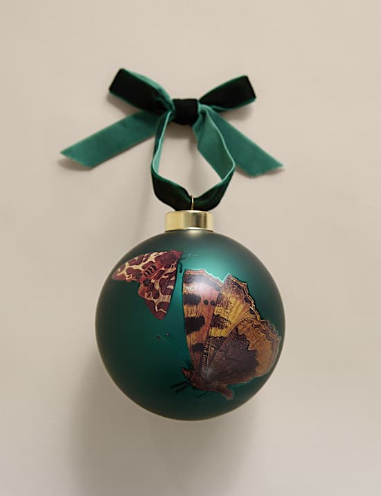 Glass Moth Bauble