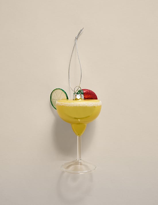 Glass Hanging Spicy Margarita Decoration
