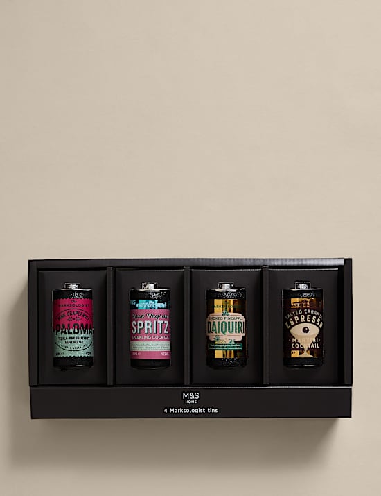 4pk Hanging Marksologist Tin Decorations