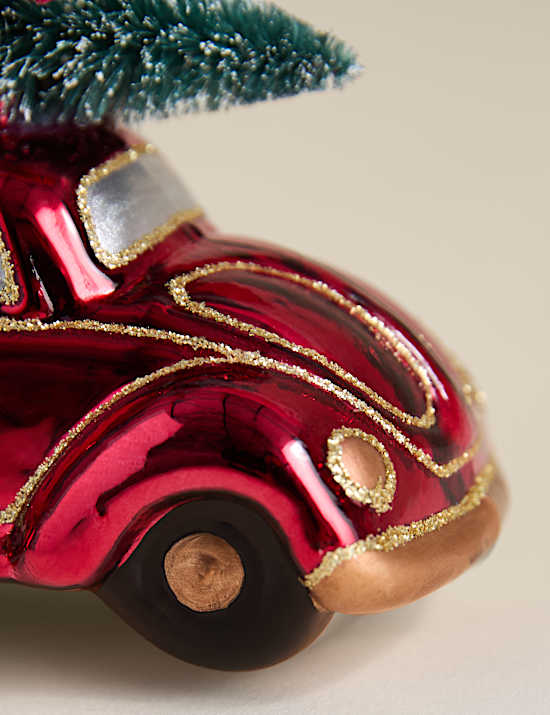 Décoration « Driving Home » en verre à suspendre