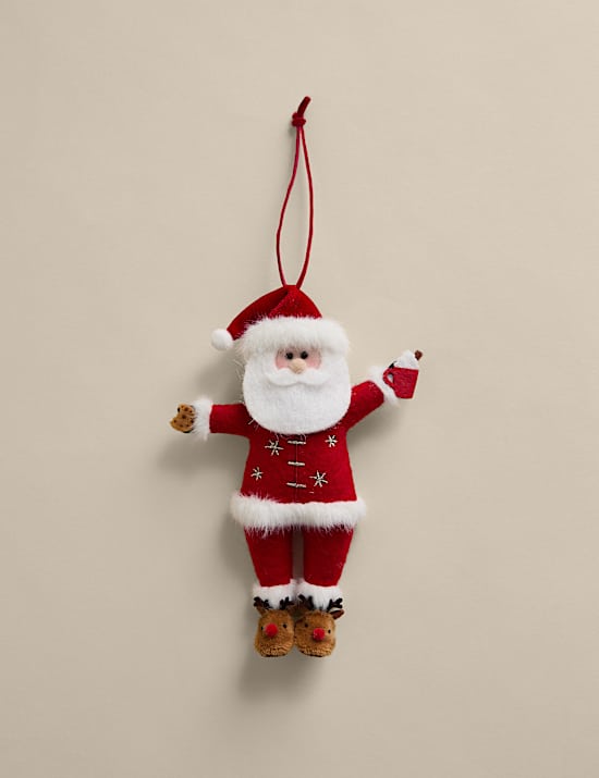 Felt Hanging Father Christmas Decoration