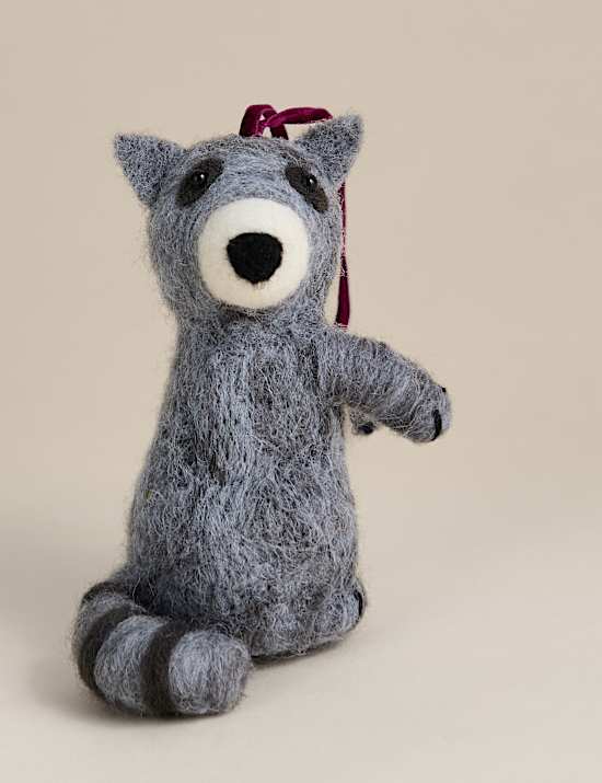 Felt Hanging Racoon Decoration