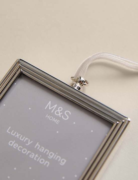 Silver Hanging Photo Frame Decoration