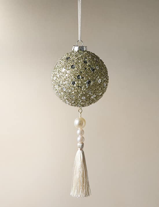 Glass Beaded Celebration Bauble