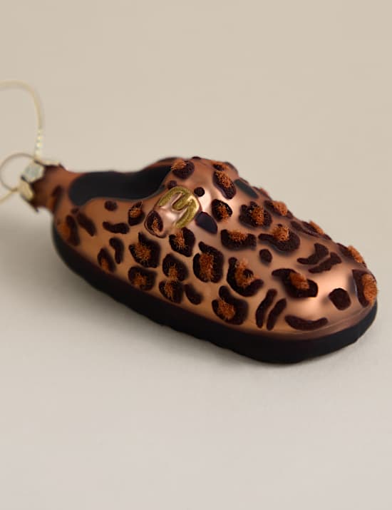 Glass Hanging Leopard Mule Decoration