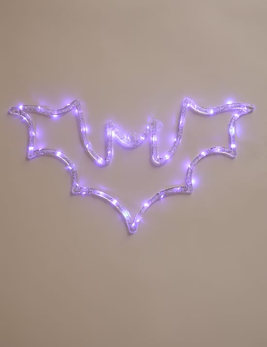 Halloween Light Up Bat Wall Decoration