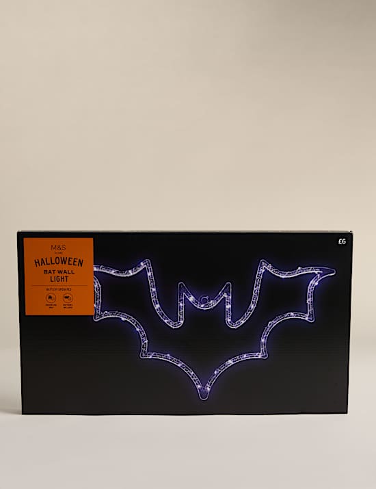 Halloween Light Up Bat Wall Decoration