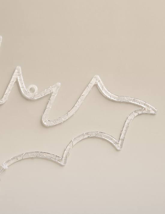 Halloween Light Up Bat Wall Decoration