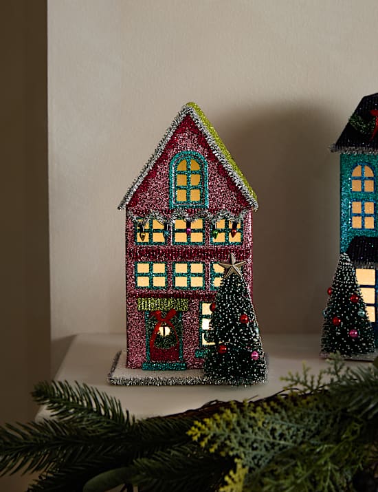 Light Up Townhouse Room Decoration