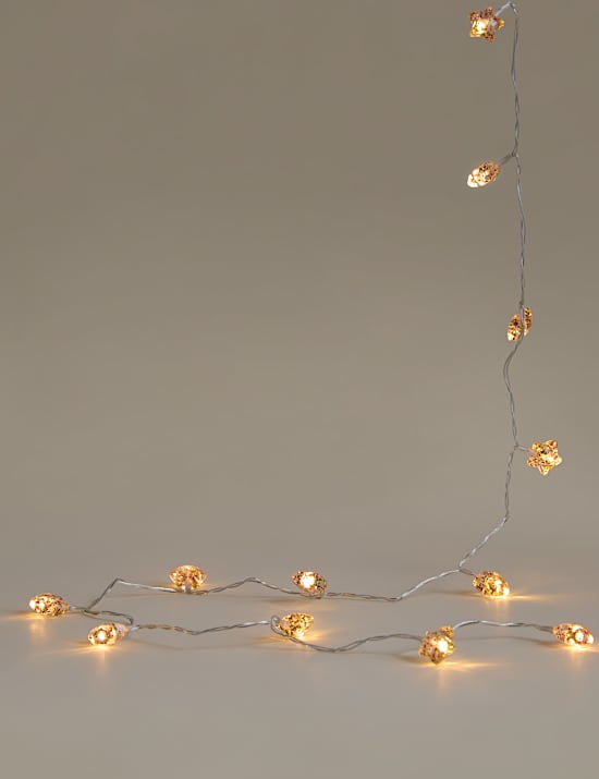 20 Confetti Star Battery String Lights