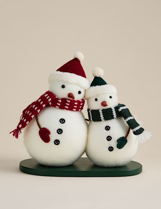 Felt Snowman Duo Room Decoration