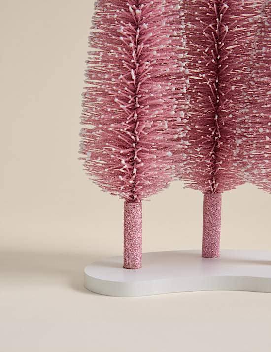 Trio Bristle Tree Room Decoration