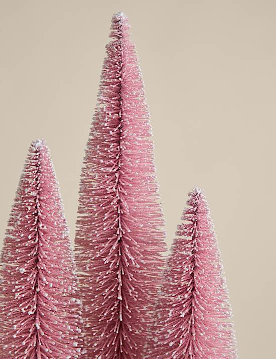 Trio Bristle Tree Room Decoration
