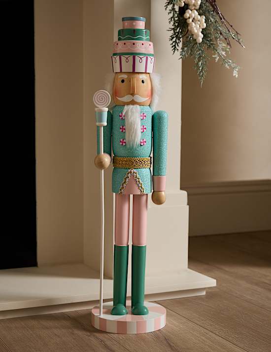 Extra Large Pastel Nutcracker Decoration