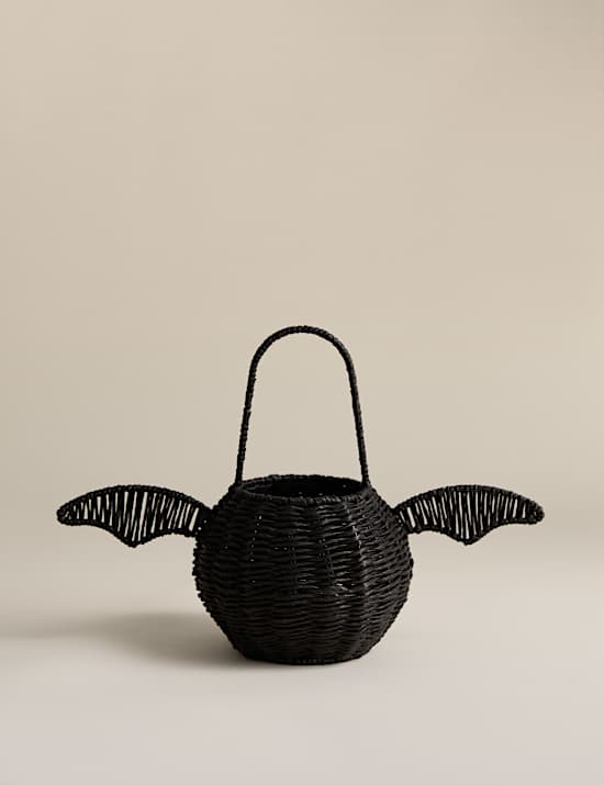 Halloween Bat Basket Decoration