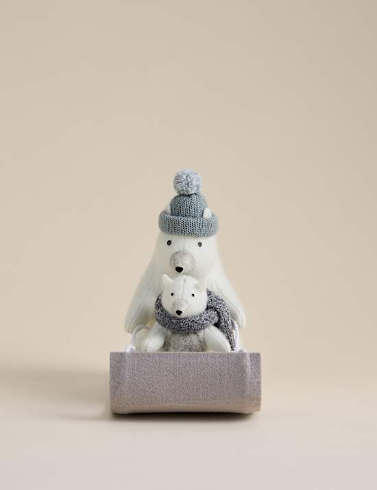 Felt Polar Bear Room Decoration