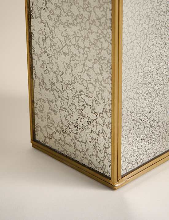 Large Mercury Glass House Decoration