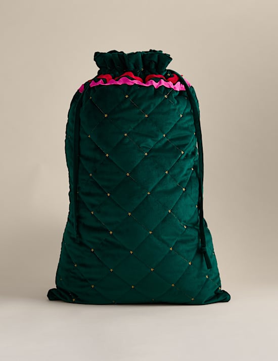 Velvet Quilted Sack